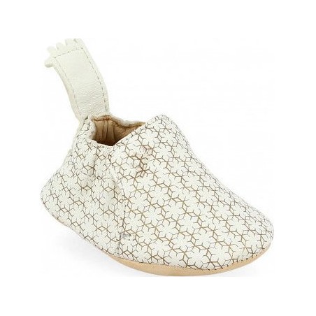 Blumoo Givre Blanc Cuivre - Chaussons semelle souple Bébé Garçon