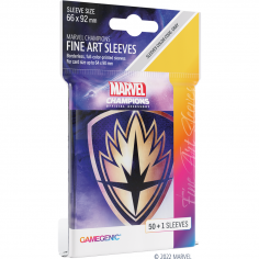 Gg : 50 sleeves Marvel Champions Fine Art - Les Gardiens de la Galaxie - Gamegenic