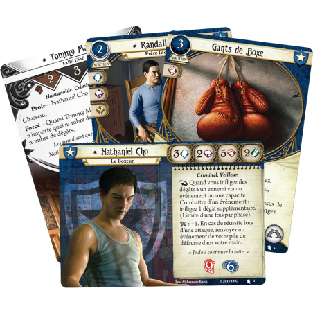 Nathaniel Cho - Horreur à Arkham Jeu de Cartes - Fantasy Flight Games