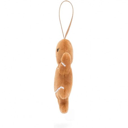 Peluche Mini Bonhomme Pain Epice Fred à suspendre Festive Folly - Jellycat