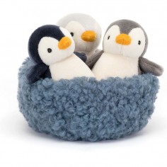 Peluche Pingouins dans son nid - Jellycat