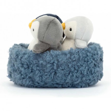 Peluche Pingouins dans son nid - Jellycat