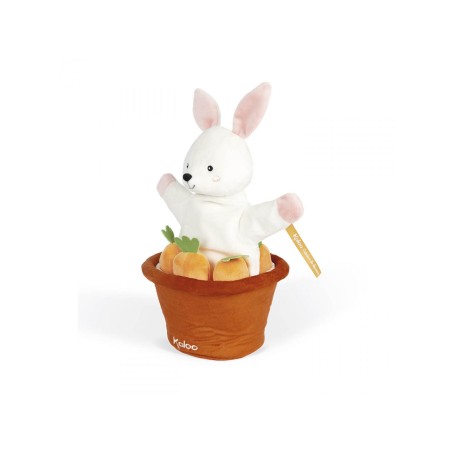 Robin le lapin marionnette cache cache - Kaloo