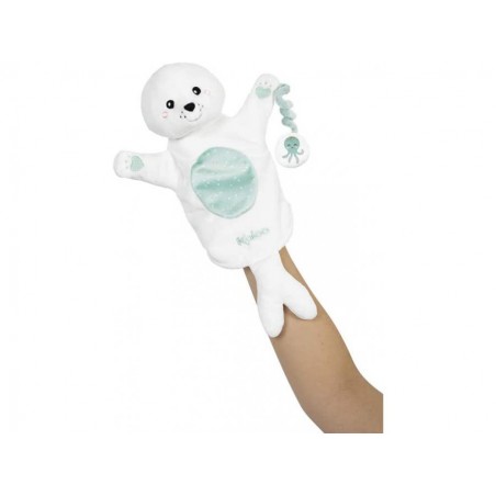 Peluche marionnette Phoque Bill - Kaloo