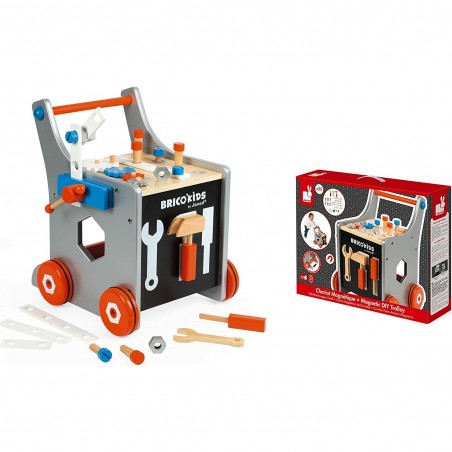 Chariot de Bricolage Enfant en Bois Janod