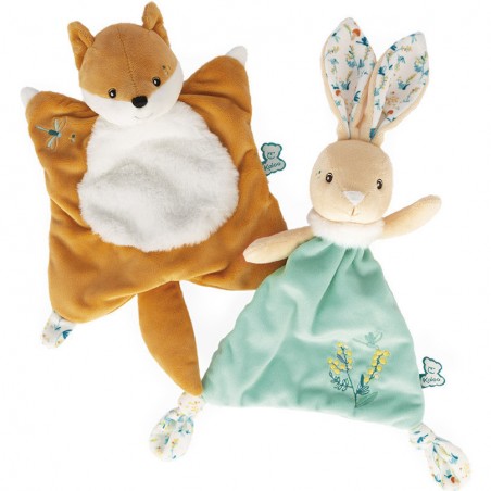 Doudou Triangle Lapin Justin - Un jeu - Kaloo