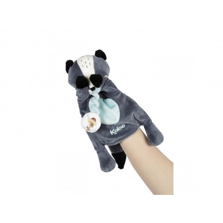 Peluche marionnette Malo le blaireau - Cadeau de naissance - Kaloo