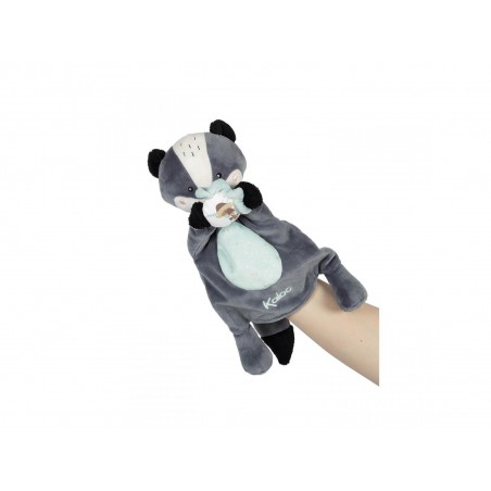 Peluche marionnette Malo le blaireau - Cadeau de naissance - Kaloo