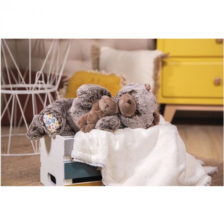 Peluche Oscar papa ours Linoo - Cadeau de naissance - Kaloo