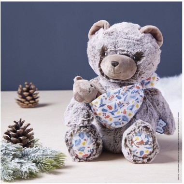 Peluche Oscar papa ours Linoo - Cadeau de naissance - Kaloo