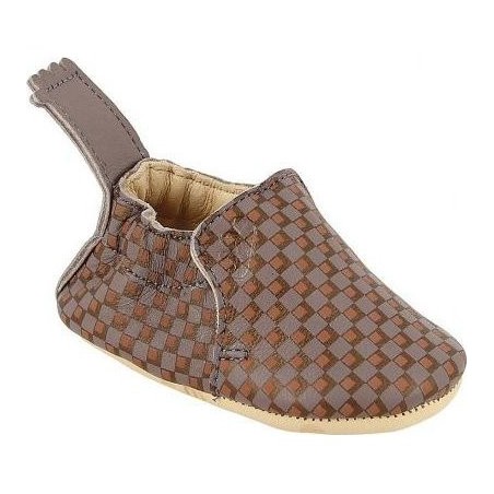 Blumoo Pixel Ecorce/cuivre - Chaussons semelle souple Filles