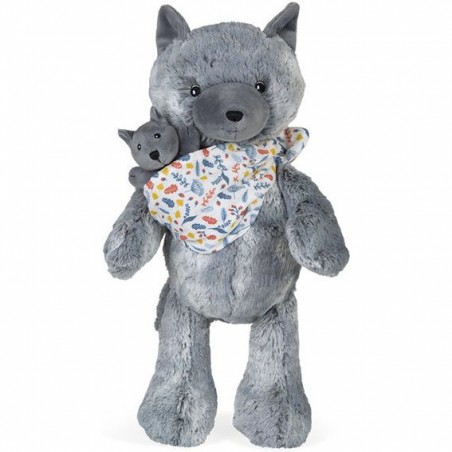 Peluche Louise maman louve Linoo - Cadeau de naissance - Kaloo