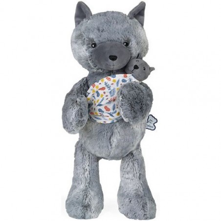 Peluche Louise maman louve Linoo - Cadeau de naissance - Kaloo