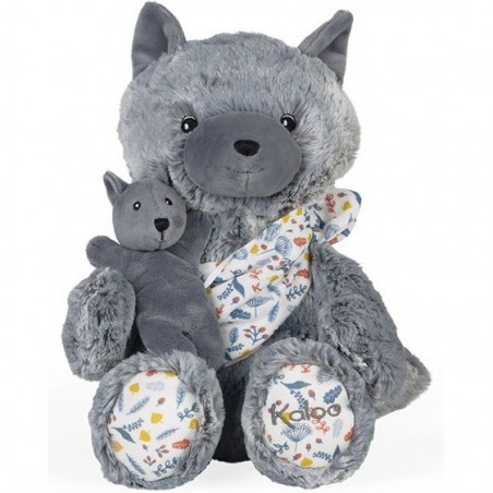 Peluche Louise maman louve Linoo - Cadeau de naissance - Kaloo