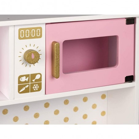 Cuisine Janod Candy Chic - Cuisine Rose en bois pour enfant