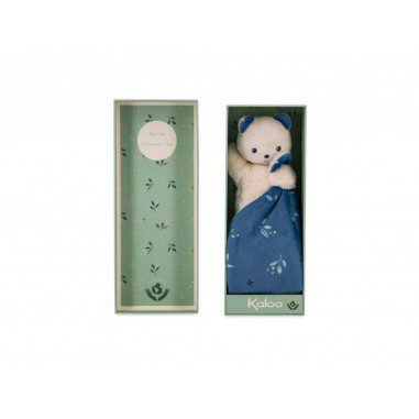 Carré douceur : doudou ours noctambule - Kaloo