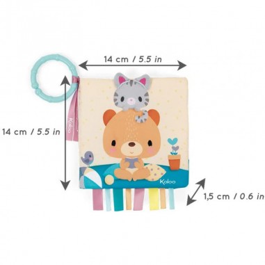 Livre d'éveil bébé - Livre en tissu bébé - Kaloo