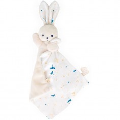 Carré douceur : doudou lapin blanc délicat - Kaloo 2