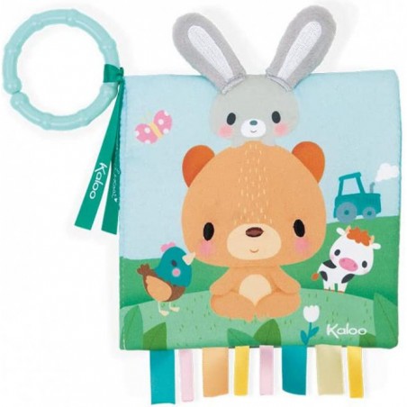 Livre éveil bébé - Livre en tissu bébé ours - Kaloo