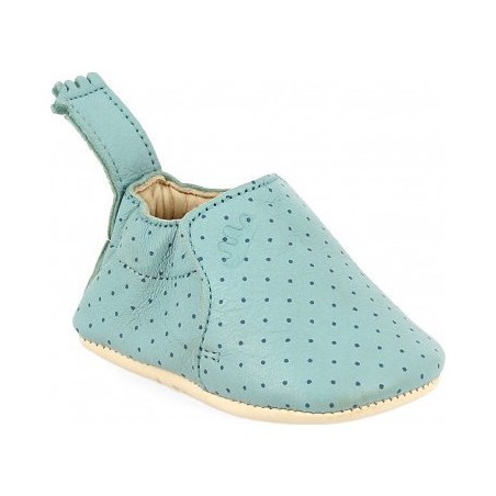 Chaussons semelle souple en cuir