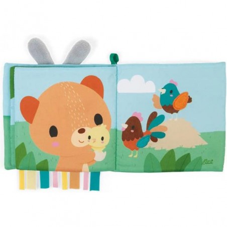 Livre éveil bébé - Livre en tissu bébé ours - Kaloo