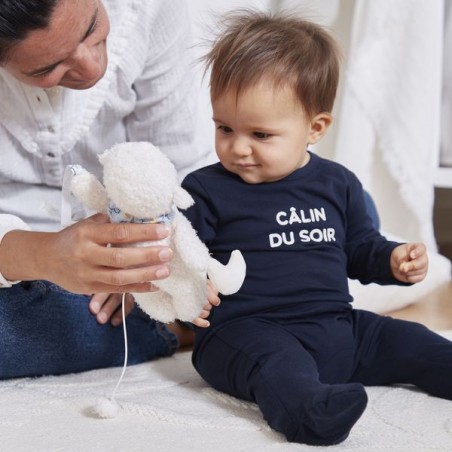 Peluche animal bébé - Peluche musicale nomade - Mouton endormi - Kaloo