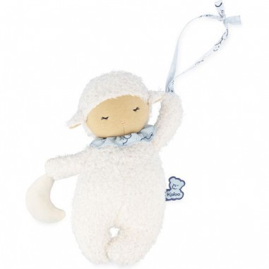 Peluche animal bébé - Peluche musicale nomade - Mouton endormi - Kaloo