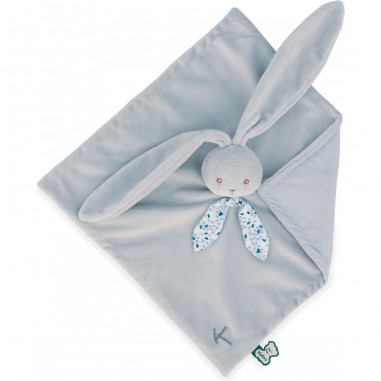 Lapinoo doudou lapin bleu - Cadeau de naissance - Kaloo