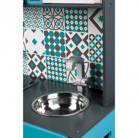 Cuisine moderne en bois Bleue Lagoon Janod
