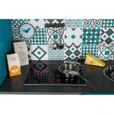 Cuisine moderne en bois Bleue Lagoon Janod