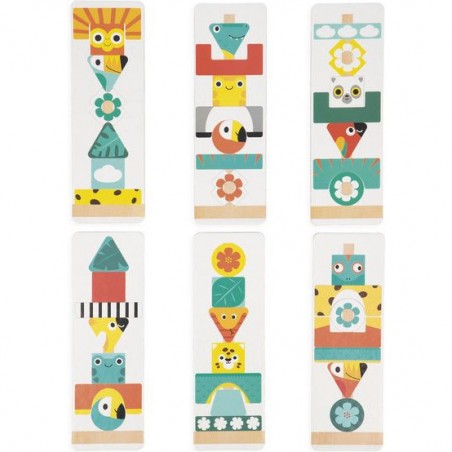 Totem Tropik - Jeu éducatif en bois - Janod