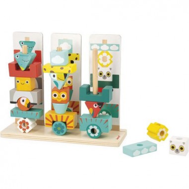 Totem Tropik - Jeu éducatif en bois - Janod