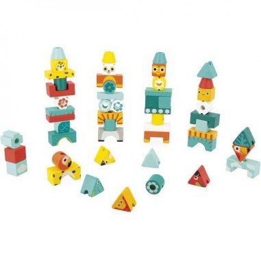 Totem Tropik - Jeu éducatif en bois - Janod