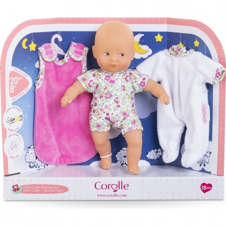Poupon mini calin bonne nuit Jardin en Fleurs - Corolle