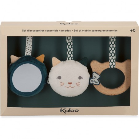 Jouets sensoriels à suspendre - Set de 3 - Jouet d'éveil bébé, - Kaloo