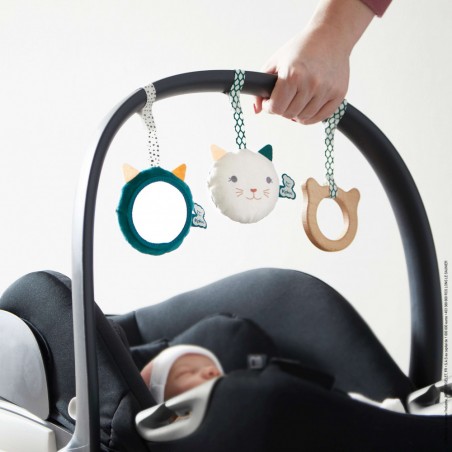 Jouets sensoriels à suspendre - Set de 3 - Jouet d'éveil bébé, - Kaloo