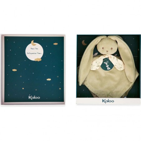 Lapinoo doudou lapin vert - Cadeau de naissance - Kaloo