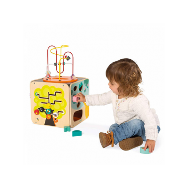 Cube d'activités - Jeux de forme à placer - Janod
