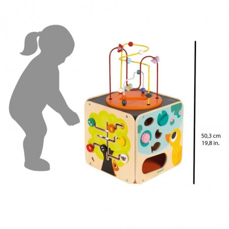 Cube d'activités - Jeux de forme à placer - Janod