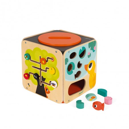 Cube d'activités - Jeux de forme à placer - Janod