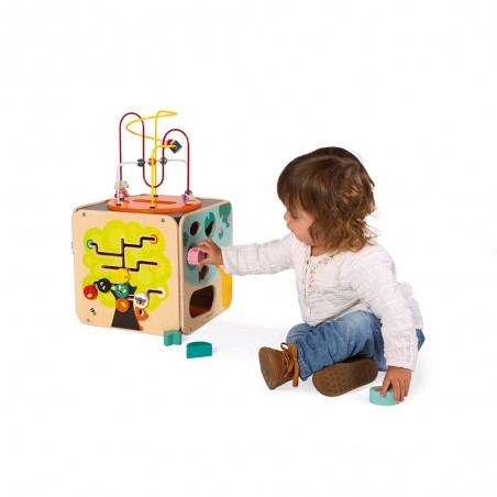 Cube d'activités - Jeux de forme à placer - Janod