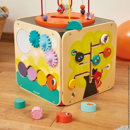 Cube d'activités - Jeux de forme à placer - Janod