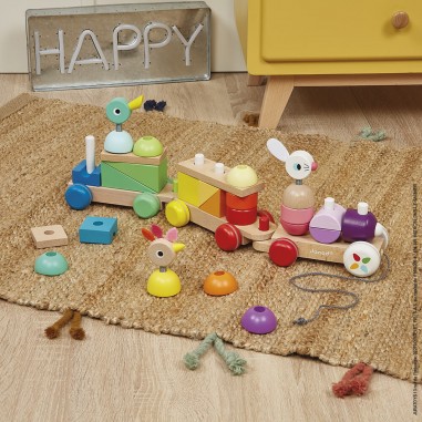 Train géant - Train géant multicolor zigolos - Janod