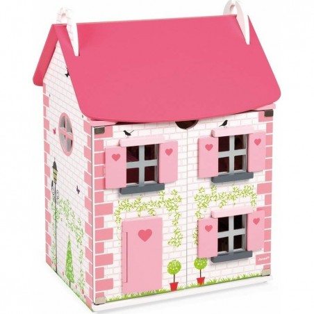 Maison de Poupée en bois Rose Janod Mademoiselle