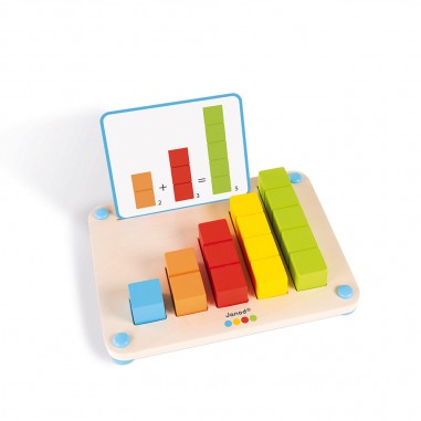 Compter - Essentiel - bois - : Jeux éducatifs Chiffres & Lettres - Janod