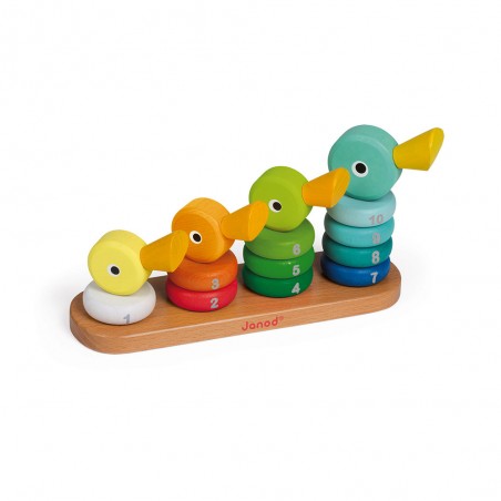 Empilable duck family - Jeux d'éveil premier âge - Janod
