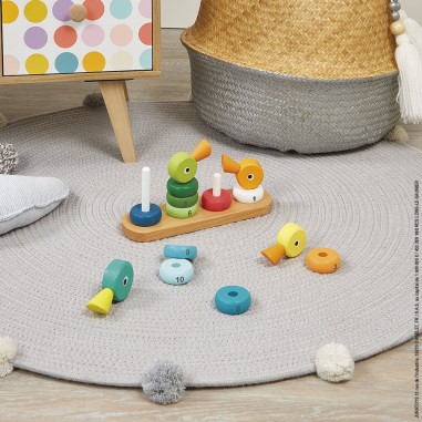 Empilable duck family - Jeux d'éveil premier âge - Janod