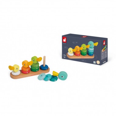 Empilable duck family - Jeux d'éveil premier âge - Janod
