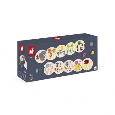 Puzzle 10 pièces : j'apprends à compter - Janod