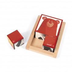 Puzzle 6 cubes - Animaux de la Forêt Zigolos - Jouet - Janod 2